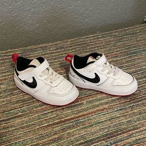 Nike Court Borough Low 2 SE White Very Berry Sneakers Toddler Size 7